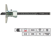 Штангенглубиномеры ШГЦ 150 - 300 цифровые Vogel