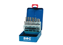 Набор М3 - М12 комплектных метчиков и сверел Bohrcraft