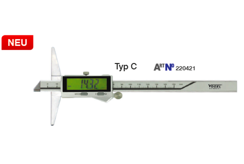 Штангенглубиномеры ШГЦ 150 - 300 Bluetooth Vogel