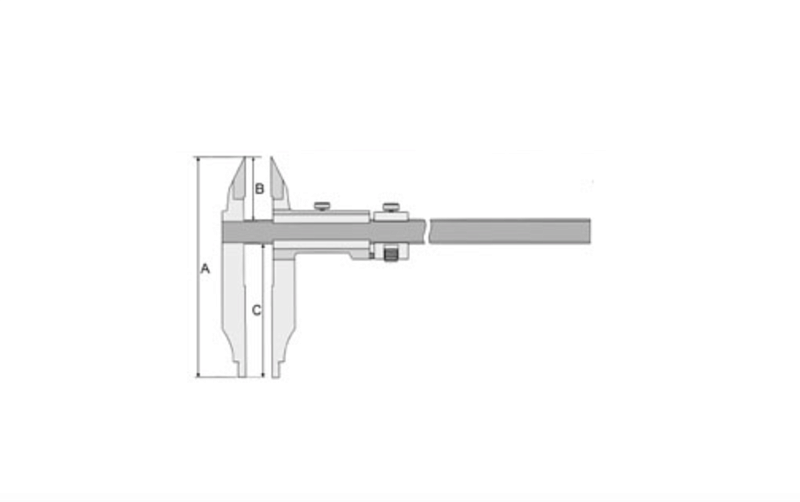 Штангенциркули ШЦ2 200 - 3500 двусторонние с винтом доводки Vogel
