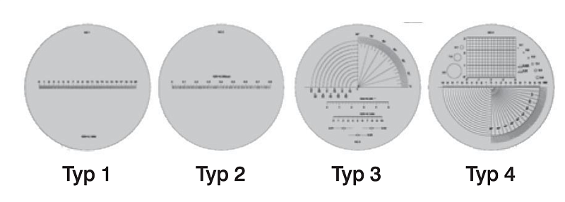 Лупа ⦰ 26 мм с подсветкой и измерительной шкалой