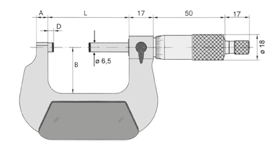 Микрометры  МК 25 с анодированием  Vogel