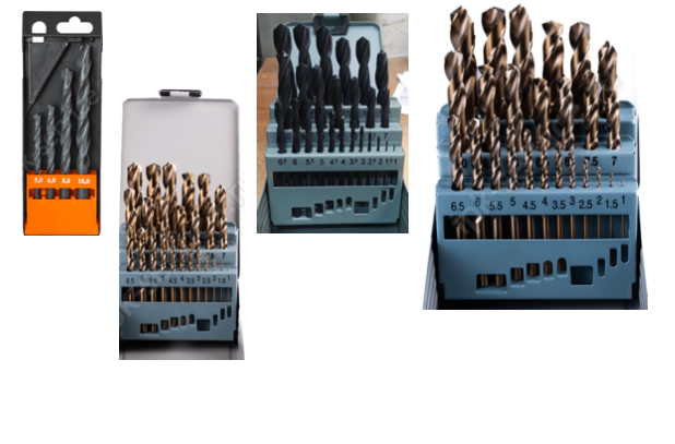 Наборы сверл с цилиндрическим хвостовиком ГОСТ