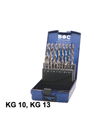 Наборы сверел шлифованных серии 1122  Bohrcraft