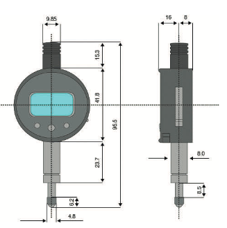 Индикаторы ИЧЦ 5,0 с маленьким циферблатом