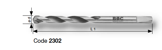 Коронки ∅ 68 и 82 с алмазными зубьями с оправкой 2720 Bohrcraft