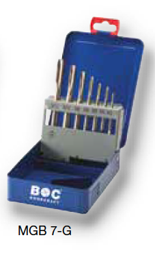 Набор М3 - М12 машинных метчиков и сверел Bohrcraft