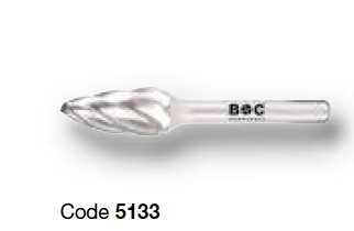 Борфрезы тв. спл. гиперболические с острым торцем Bohrcraft