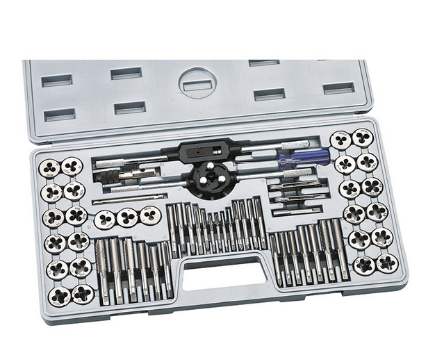 Набор  M3 - M12, UNC1/4 - 1/2, UNF1/4-1/2, NPT1/8   60 шт Fervi