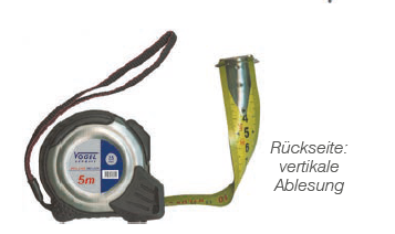 Рулетки 3, 5, 8 м в металлическом корпусе Vogel