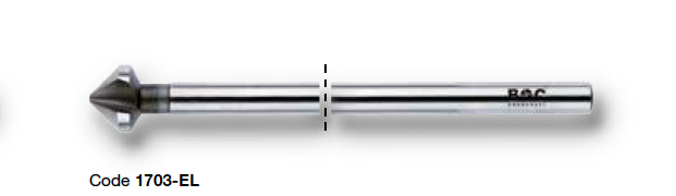 Зенковки Ø 6,3 -20,5 мм 90° HSS удлиненные 1703 Bohrcraft