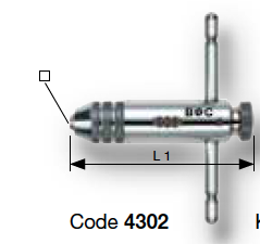 Воротки для метчиков M3 - M12 цанговые с трещеткой Bohrcraft